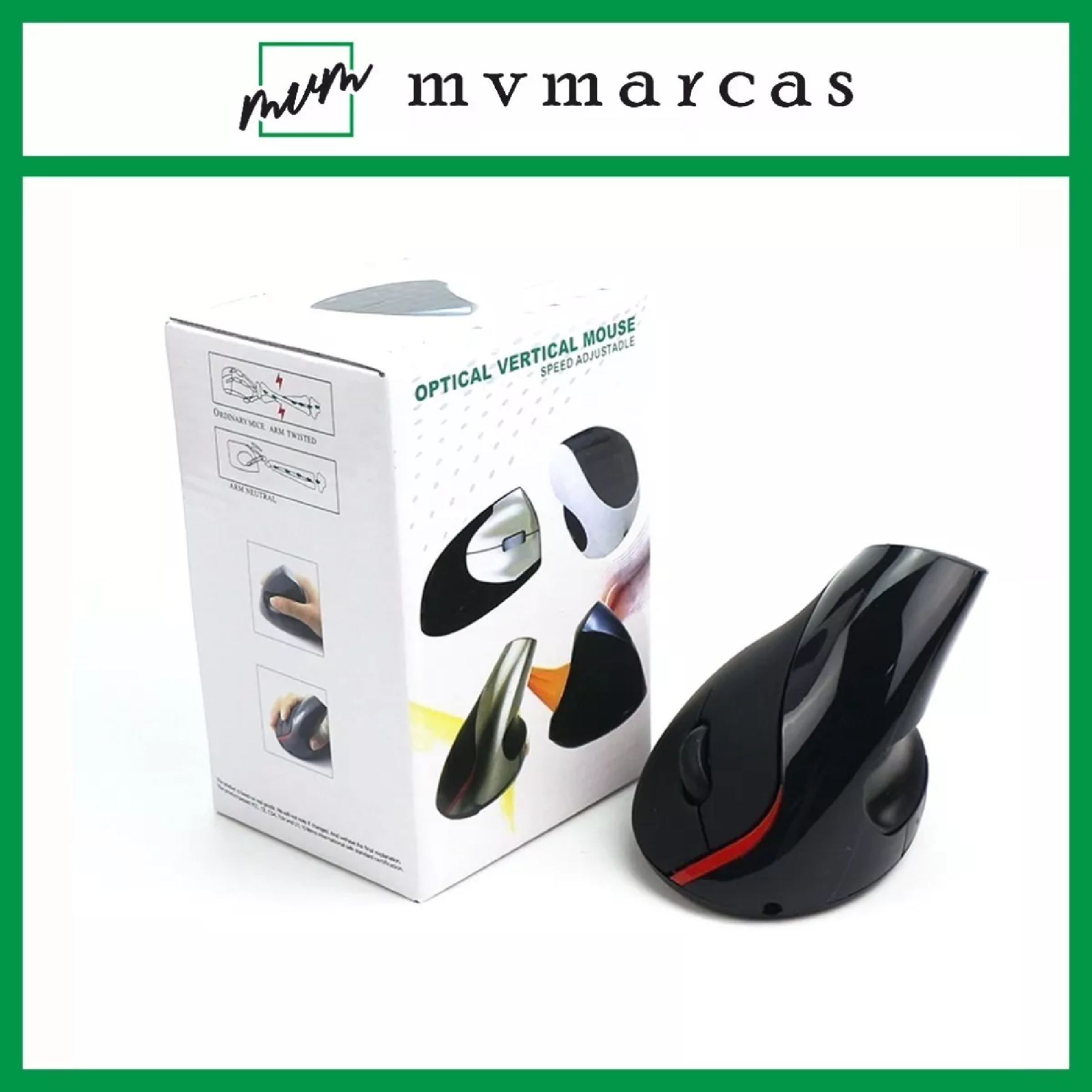 Miniatura 4 de Mouse Vertical Ergonómico De Cable Usb